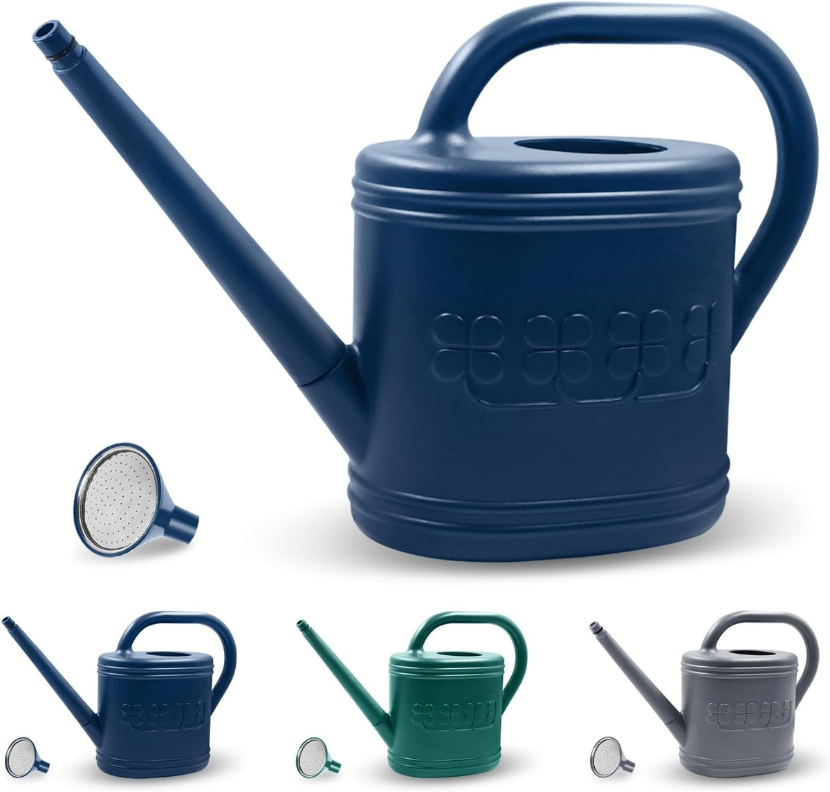 2 Gallon Outdoor Watering Can with Long Spout