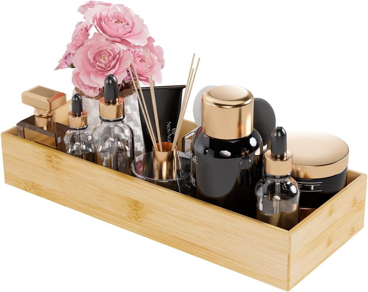 Bamboo Vanity Tray Organizer