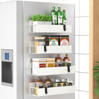 Refined Magnetic Spice Racks — Instant Order, Lasting Style