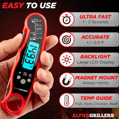 Instant Read Digital Meat Thermometer