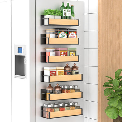Refined Magnetic Spice Racks — Instant Order, Lasting Style