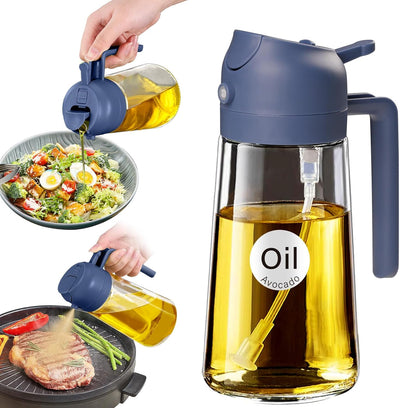 16oz Glass Olive Oil Sprayer & Dispenser