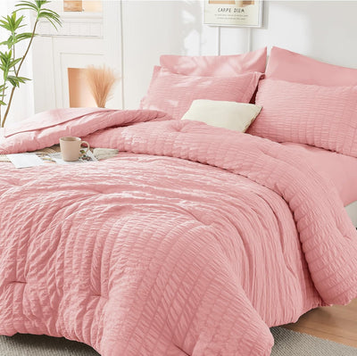 Seersucker Comforter Set – Full Size