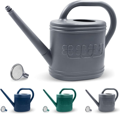 2 Gallon Outdoor Watering Can with Long Spout