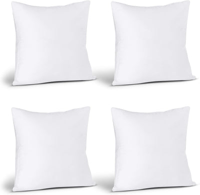 Classic White Throw Pillows