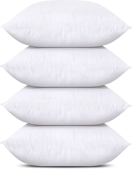 Classic White Throw Pillows