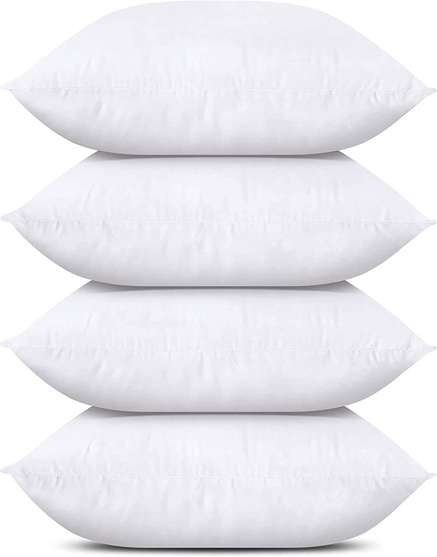 Classic White Throw Pillows