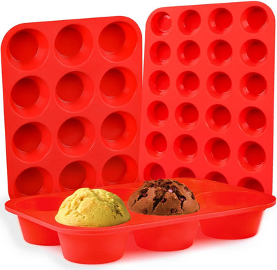 Silicone Muffin Pan – 12 Cup