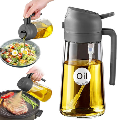 16oz Glass Olive Oil Sprayer & Dispenser