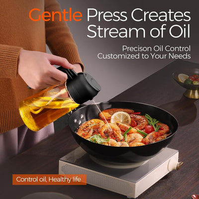 16oz Glass Olive Oil Sprayer & Dispenser