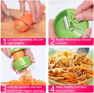 3-in-1 Vegetable Spiralizer