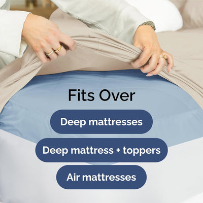 Premium 6-Piece King Sheet Set – Extra Deep Pockets, Cooling Comfort & Wrinkle-Free Softness