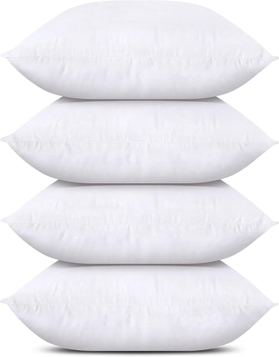 Classic White Throw Pillows
