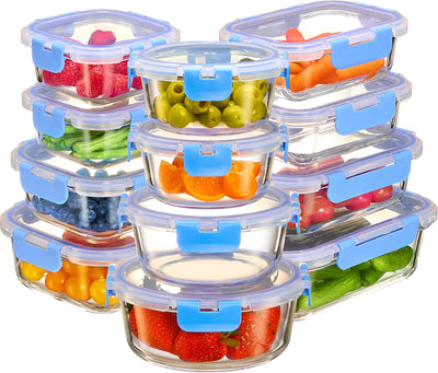Refined Glass Containers — Freshness Preserved, Effortlessly Secure
