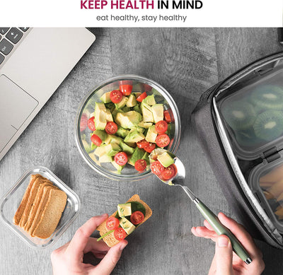 Refined Glass Containers — Freshness Preserved, Effortlessly Secure