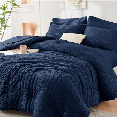 Seersucker Comforter Set – Full Size