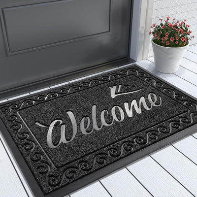 Heavy Duty Welcome Mat for Indoor & Outdoor Use