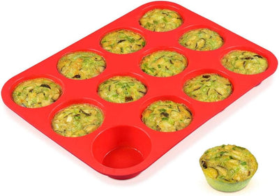 Silicone Muffin Pan – 12 Cup