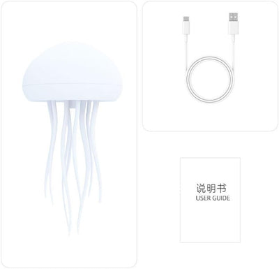 Rechargeable RGB Jellyfish Lamp with Sound Control