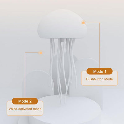 Rechargeable RGB Jellyfish Lamp with Sound Control