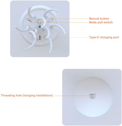 Rechargeable RGB Jellyfish Lamp with Sound Control