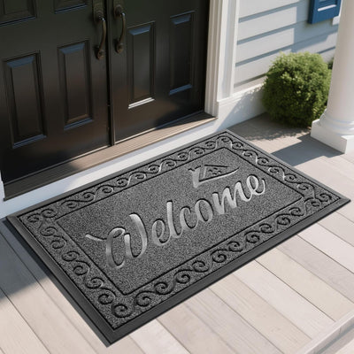 Heavy Duty Welcome Mat for Indoor & Outdoor Use