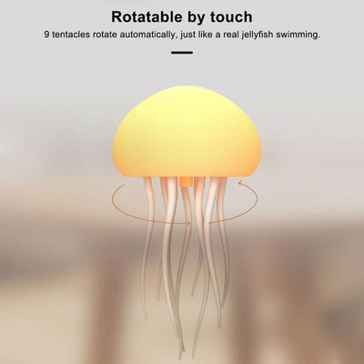 Rechargeable RGB Jellyfish Lamp with Sound Control