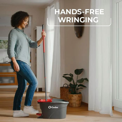 EasyWring Microfiber Spin Mop & Bucket System