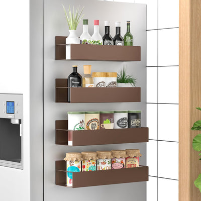 Refined Magnetic Spice Racks — Instant Order, Lasting Style