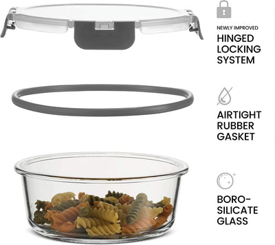Refined Glass Containers — Freshness Preserved, Effortlessly Secure