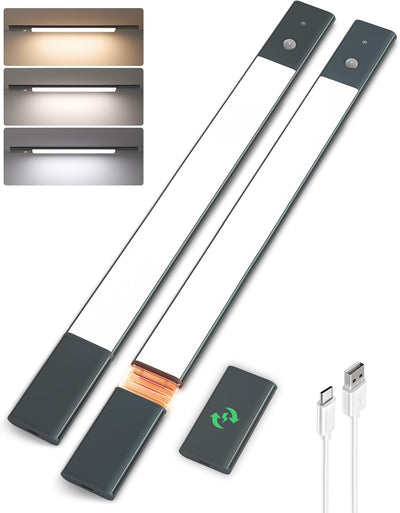 Rechargeable Motion Sensor Cabinet Light, 76 LEDs
