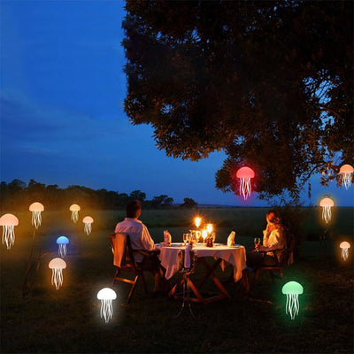 Rechargeable RGB Jellyfish Lamp with Sound Control