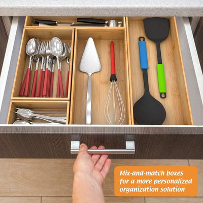 Bamboo Vanity Tray Organizer