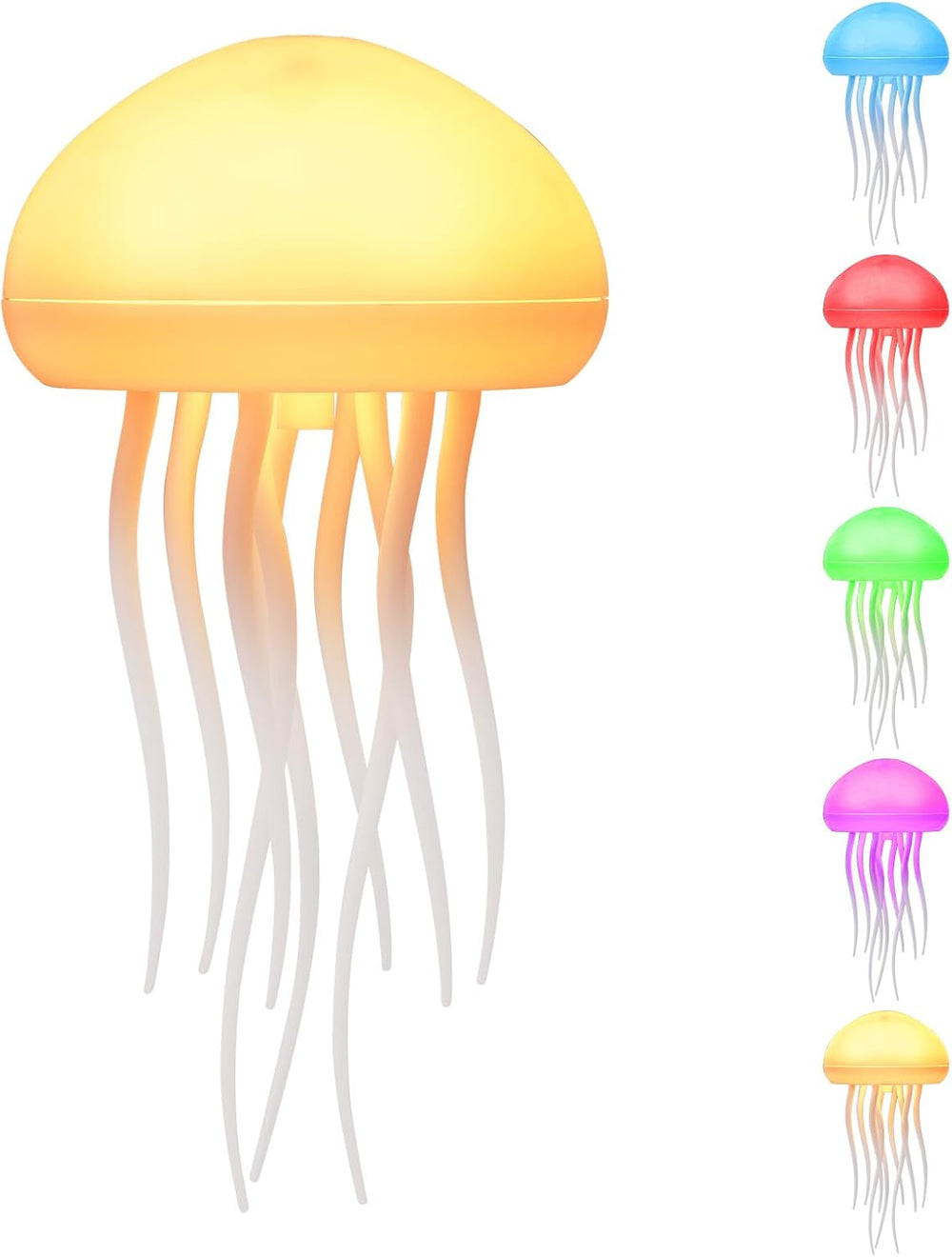 Rechargeable RGB Jellyfish Lamp with Sound Control