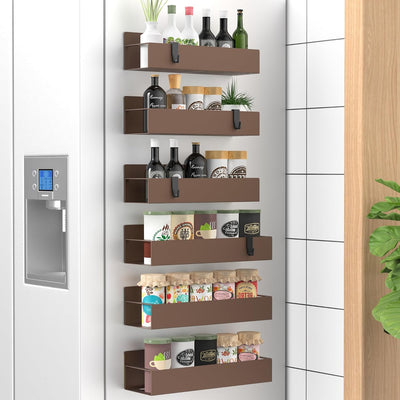 Refined Magnetic Spice Racks — Instant Order, Lasting Style