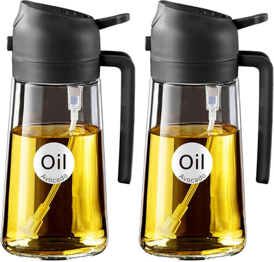 16oz Glass Olive Oil Sprayer & Dispenser
