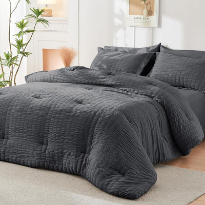 Seersucker Comforter Set – Full Size
