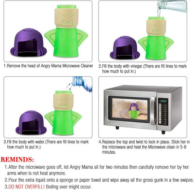 Angry Mama Microwave Cleaner