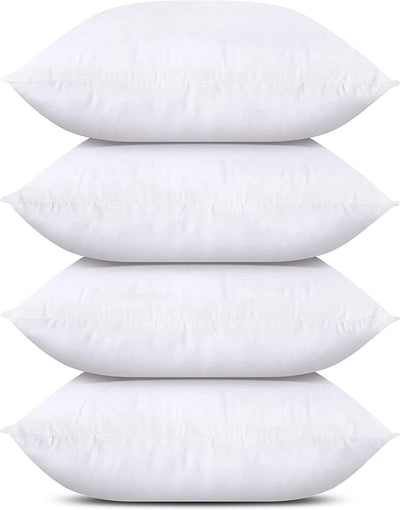 Classic White Throw Pillows