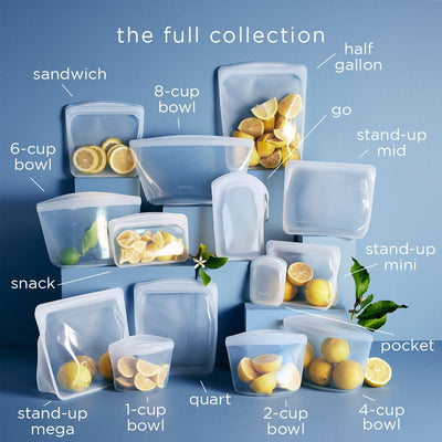 Premium Silicone Reusable Food Bags