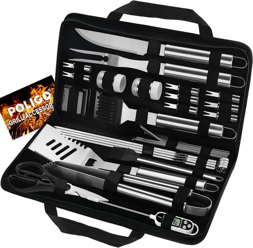 29-Piece Stainless BBQ Tool Set