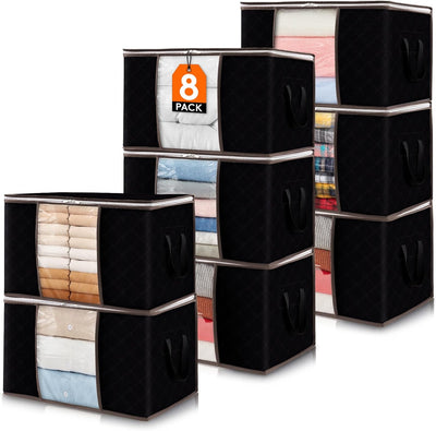 Foldable Clothes Storage Bags with Clear Window 