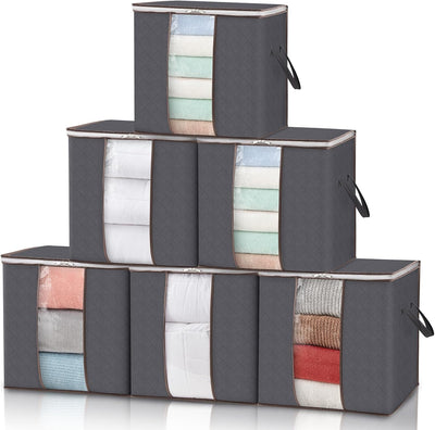 Foldable Clothes Storage Bags with Clear Window 