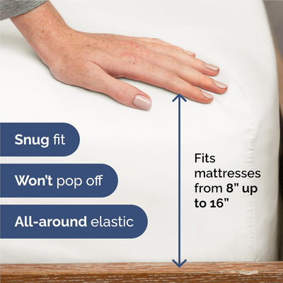 Premium Full Size 4-Piece Sheet Set – Ultra-Soft, Cooling & Wrinkle-Free Bedding with Deep Pockets