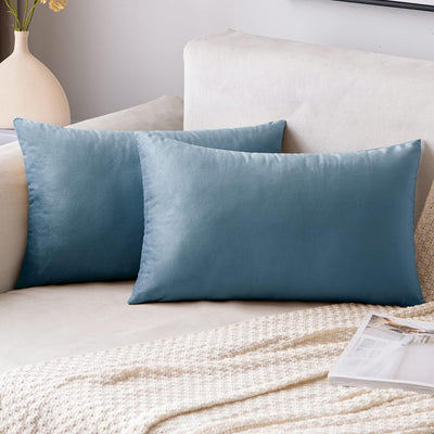 2 Premium Velvet Pillow Covers – Soft & Stylish Cushion Cases for Sofa, Bed & Car