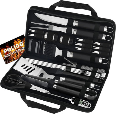 29-Piece Stainless BBQ Tool Set