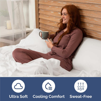 Premium Full Size 4-Piece Sheet Set – Ultra-Soft, Cooling & Wrinkle-Free Bedding with Deep Pockets