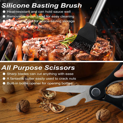 29-Piece Stainless BBQ Tool Set