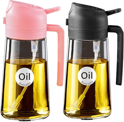 16oz Glass Olive Oil Sprayer & Dispenser