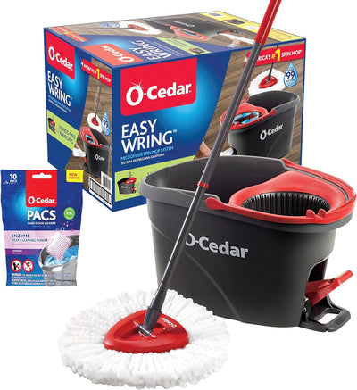 EasyWring Microfiber Spin Mop & Bucket System
